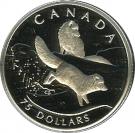 75 Dollars - Elizabeth II (Arctic fox; platinum)