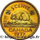 5 Cents - George VI (Pattern strike)