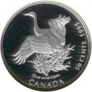 50 Cents - Elizabeth II (American Crane)