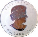 5 Dollars - Elizabeth II (Snake; Silver Bullion Coinage)