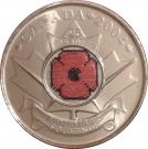 25 Cents - Elizabeth II (Colored Remembrance Day)