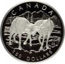 150 Dollars - Elizabeth II (Grey Wolf; platinum)