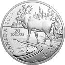 20 Dollars - Elizabeth II  (Woodland Caribou)
