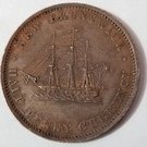 ½ Penny Currency - Victoria