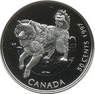 50 Cents - Elizabeth II (Eskimo Dog)