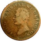 ½ Penny Token (Field Marshal Wellington - Hibernia)