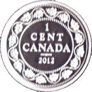1 Cent - Elizabeth II (George V Portrait; Farewell to the Penny)
