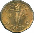 5 Cents - George VI (Victory; tombac)