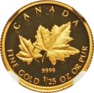 50 Cents - Elizabeth II (Red Maple)