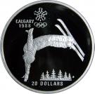 20 Dollars - Elizabeth II (Free-style Skiing)