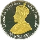 20 Dollars - Elizabeth II (George V - Battle of Beaumont-Hamel)