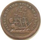 ½ Penny (John Brown, Halifax)