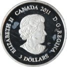 3 Dollars - Elizabeth II (April Birthstone- Diamond)