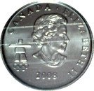 25 Cents - Elizabeth II (Figure Skating; coloured)