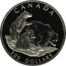 300 Dollars - Elizabeth II (Grizzly bear; platinum)