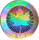 4 Dollars - Elizabeth II (Maple Leaf Hologram)
