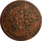 ½ Penny (For commercial change - Novascotia)