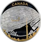 25 Dollars - Elizabeth II (Toronto City Map)