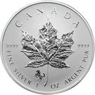 5 Dollars - Elizabeth II (Horse; Silver Bullion Coinage)