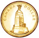 1 Dollar - Elizabeth II (National War Memorial)
