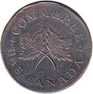 ½ Penny - J. Roy Montreal token