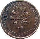 1 Sou (Belleville - 18 cherry leaves / no shamrocks)