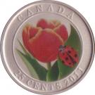 25 Cents - Elizabeth II (Tulip and Ladybug)