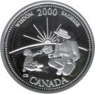 25 Cents - Elizabeth II (Wisdom; silver)