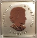 3 Dollars - Elizabeth II  (Maple Leaf Quartet - lower left)