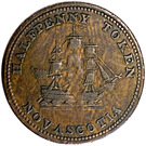 ½ Penny (Commercial change 1815 - Nova Scotia)