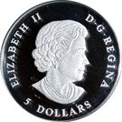 5 Dollars - Elizabeth II (1 oz. Silver High Relief Piedfort)