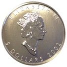 5 Dollars - Elizabeth II (Loon Dollar; hologram)