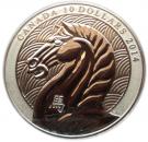 10 Dollars - Elizabeth II (Year of the Horse)