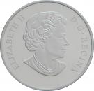1 Dollar - Elizabeth II (Canadian Flag; coloured)