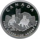 5 Dollars - Elizabeth II (1 oz Arctic Fox)