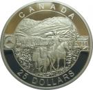 25 Dollars - Elizabeth II (Cowboy in the Canadian Rockies)
