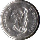 25 Cents - Elizabeth II (Canada Day)