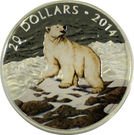 20 Dollars - Elizabeth II (Polar Bear)
