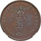 1 Penny / 2 Sous (Quebec Bank Token)