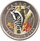 25 Cents - Elizabeth II (Downy Woodpecker)