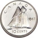 10 Cents - George VI (with IND:IMP:)