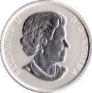 25 Cents - Elizabeth II (Black-capped chickadee)