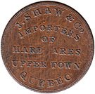 ½ Penny (J. Shaw)