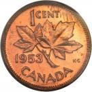 1 Cent - Elizabeth II (1st portrait)