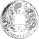 8 Dollars - Elizabeth II (Yin and Yang)