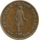 ½ Penny / 1 Sou ("BANK OF MONTREAL")
