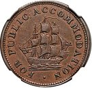 ½ Penny Token (For Public Accommodation)