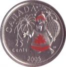 25 Cents - Elizabeth II (Canada Day)