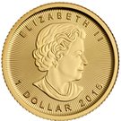 1 Dollar - Elizabeth II (4th Portrait; 1/20 oz. Gold Bullion Coinage)