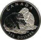150 Dollars - Elizabeth II (Grizzly bear; platinum)